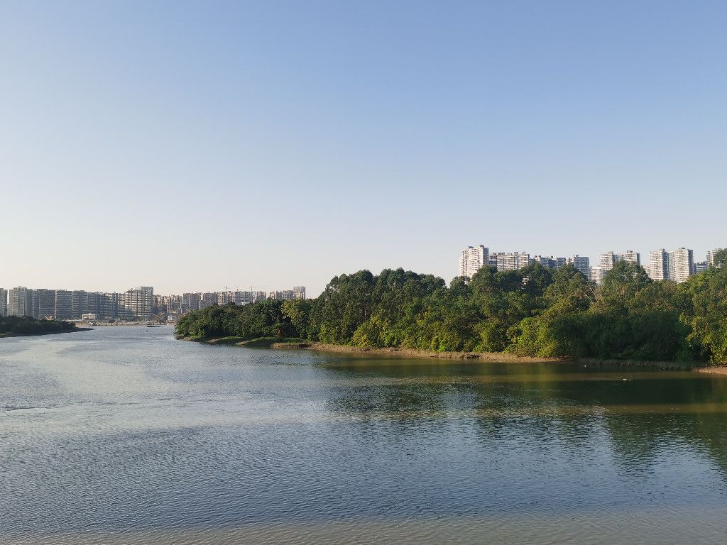 欧洲旅游|佛山新城滨河景观带，公园串联起绿色珍珠，是国家森林城市的样子