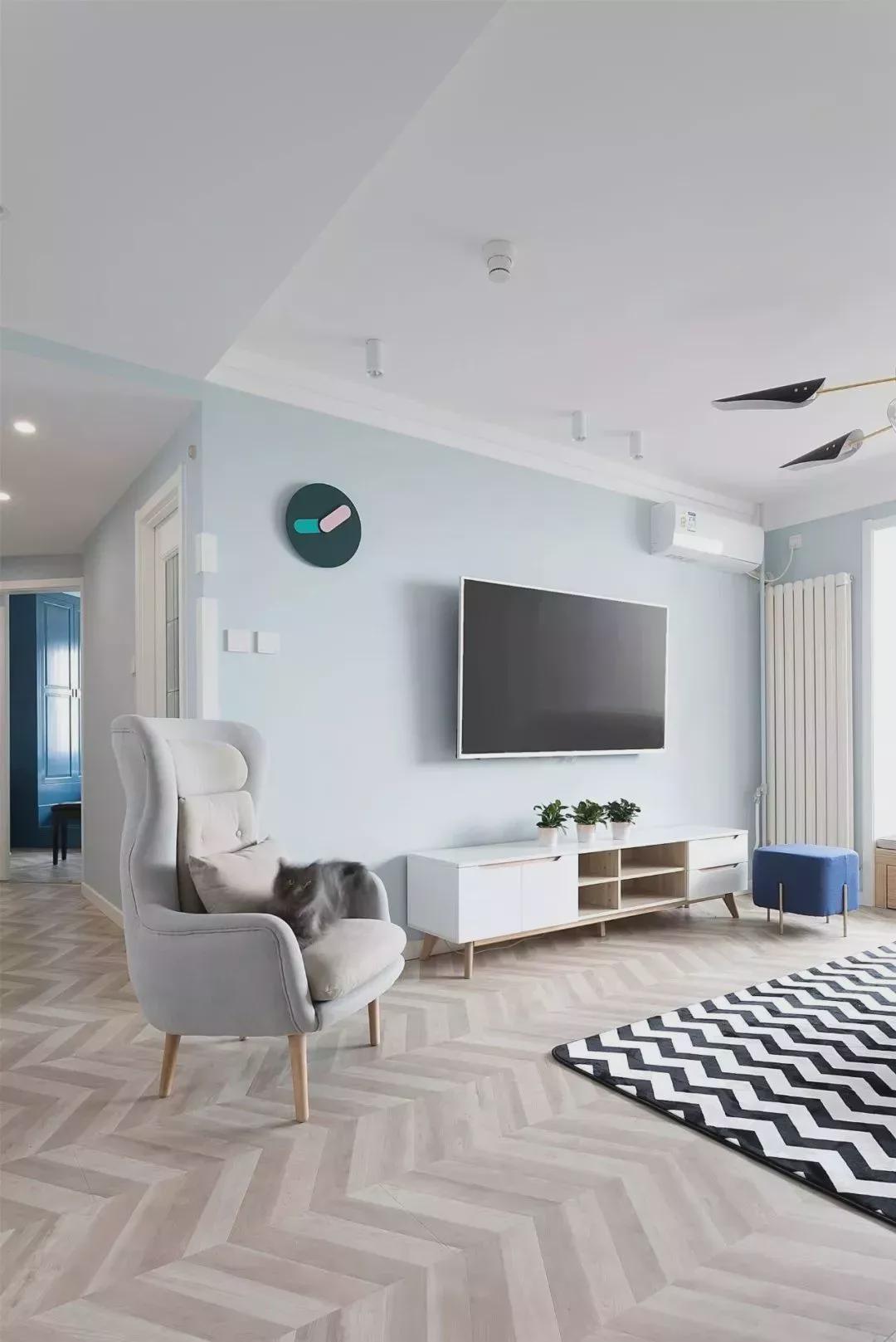 |63㎡小户型2室2厅简约北欧风，儿童房还能这样设计！