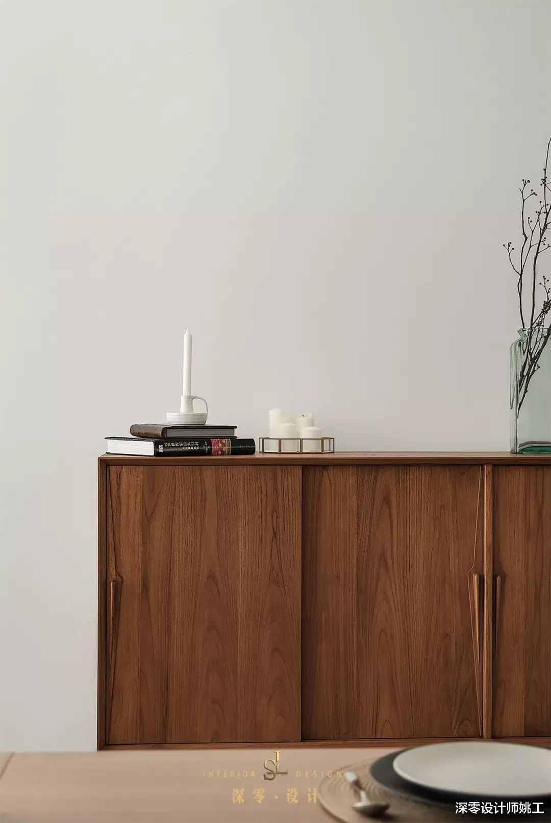 118㎡四室改两室,餐厨打通多个办公区,实现3个功能区的划分