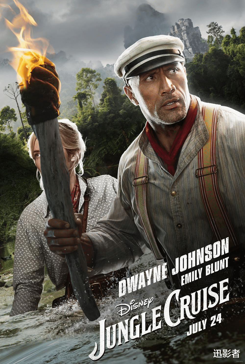 奥卡菲娜|迪士尼真人冒险电影《丛林奇航》巨石强森勇闯亚马逊,口碑获赞