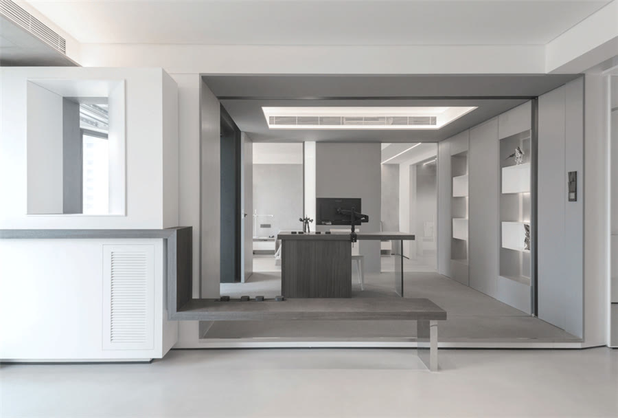 90后夫妻俩花百万，把家装成“家徒四壁”，130㎡空无一物太极简