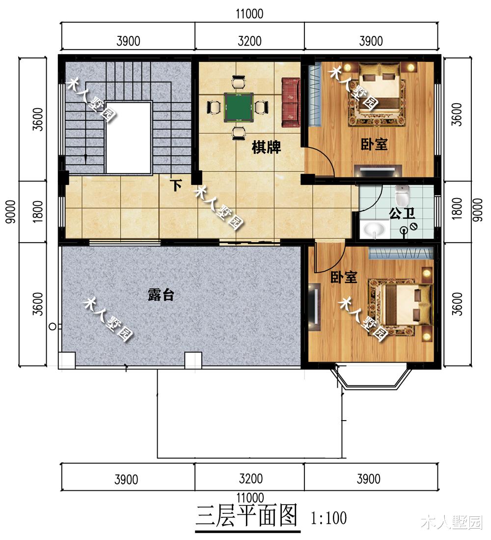 同尺寸11×9米设计，这两款别墅诠释了什么叫精致，占地百来平