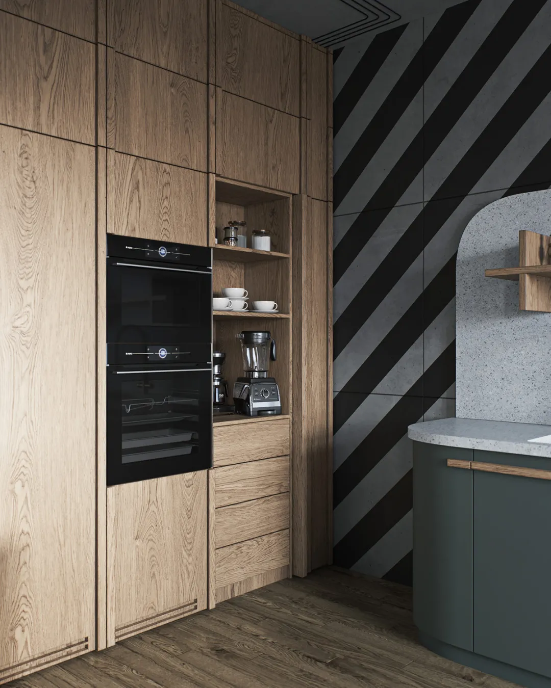 97㎡两居室堪比200㎡，这个高级灰的家，到底能有多酷？