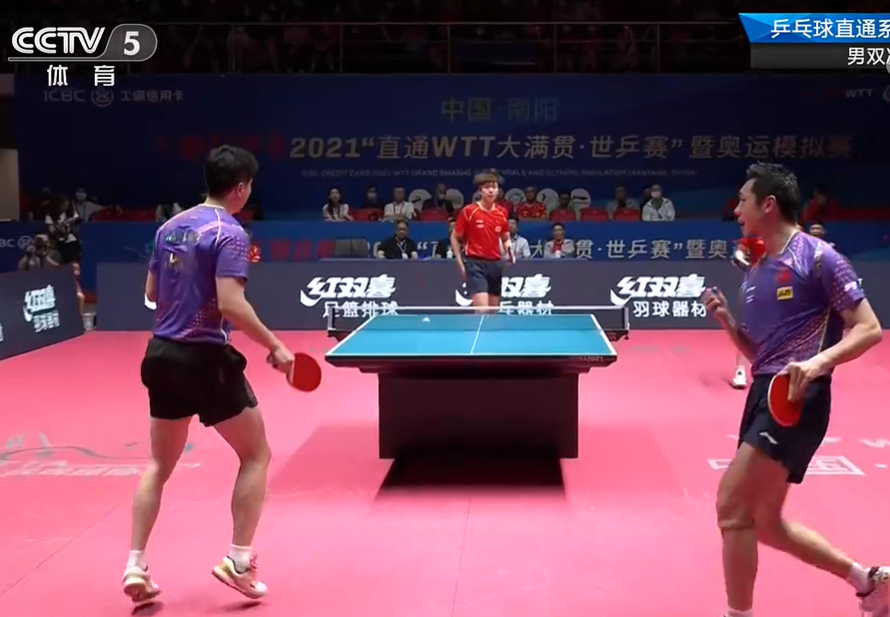 奥运会|3-1夺冠！龙蟒组合大胜国乒奥运主力，单局9-1逆转，主帅激动鼓掌
