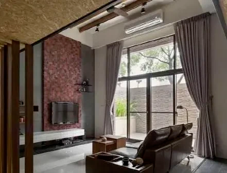 背景墙|窗帘装罗马杆已过时，现在流行这样设计，实用又能当装饰