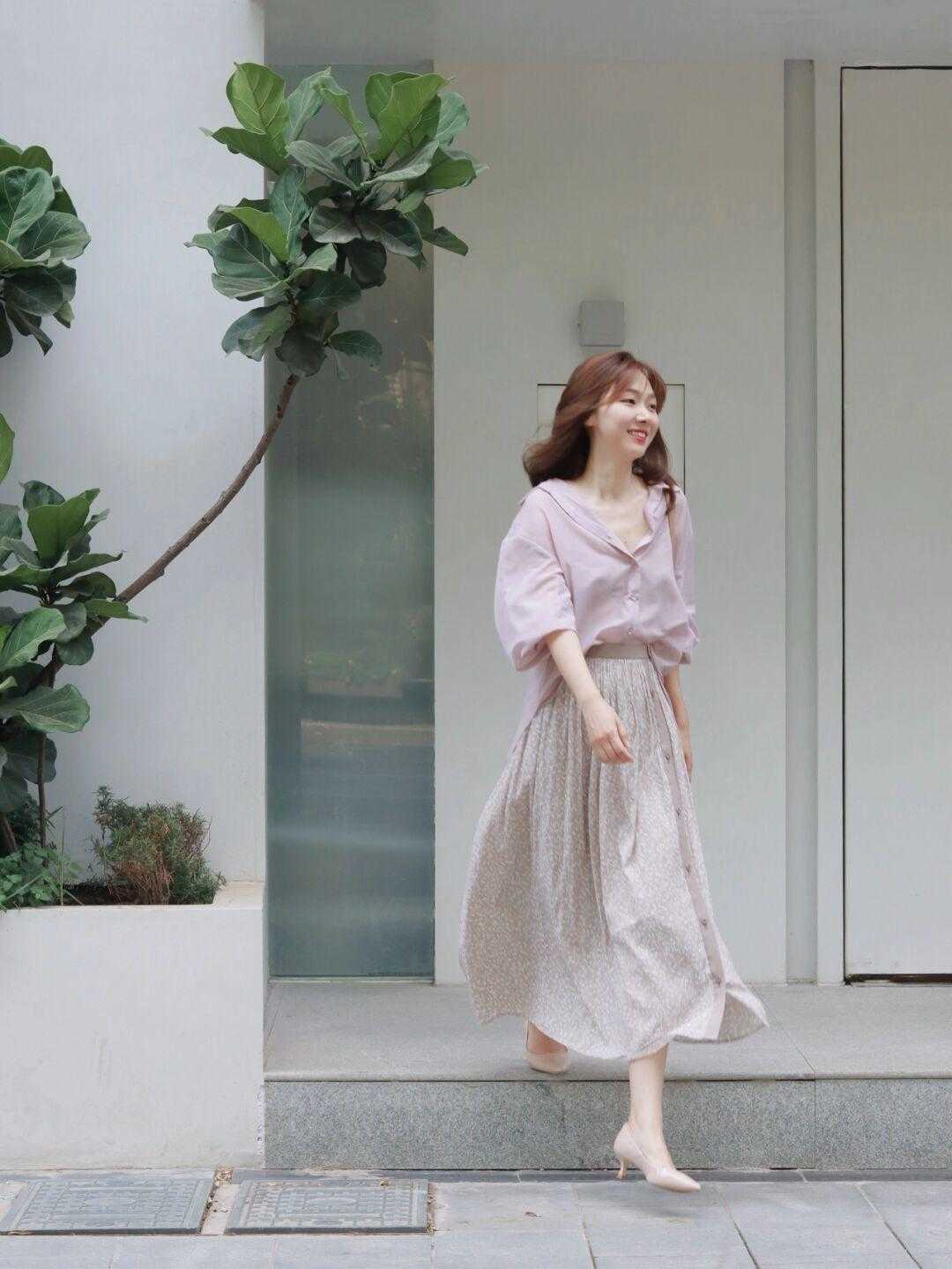 颜红橙|挑来挑去,还是“粉色”甜美减龄,这样搭配温柔又有少女感