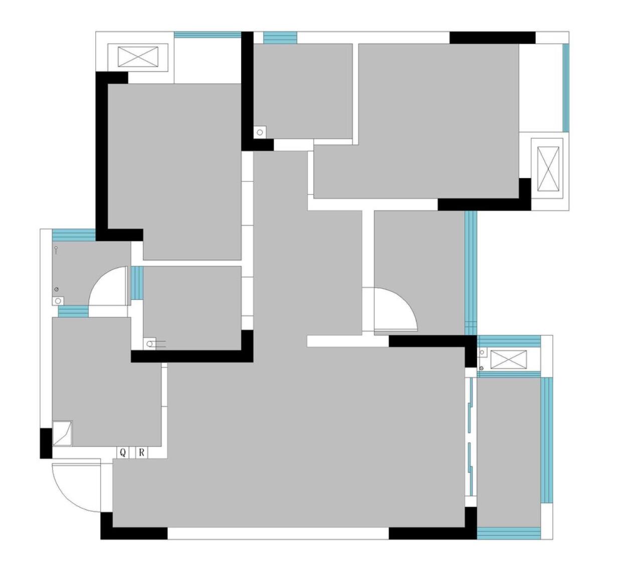 她80㎡新家,全屋窗明几净,并不是勤打理,合理设计才是关键