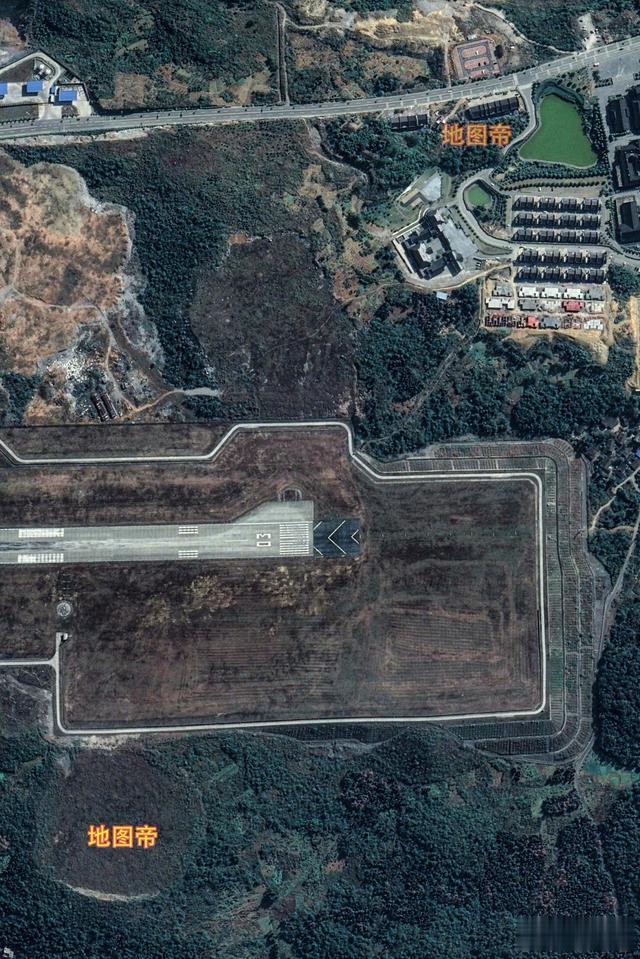 风长眼量 航拍邵阳武冈机场,湖南省海拔最高机场