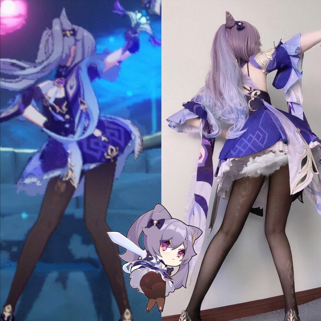 二次元|原神COS:二次元老婆哪家强?刻晴可爱,甘雨有灵魂!