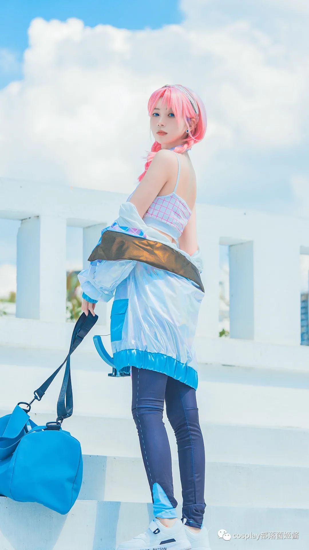 明日方舟|cos：明日方舟蓝毒cos正片@摇曳薄荷