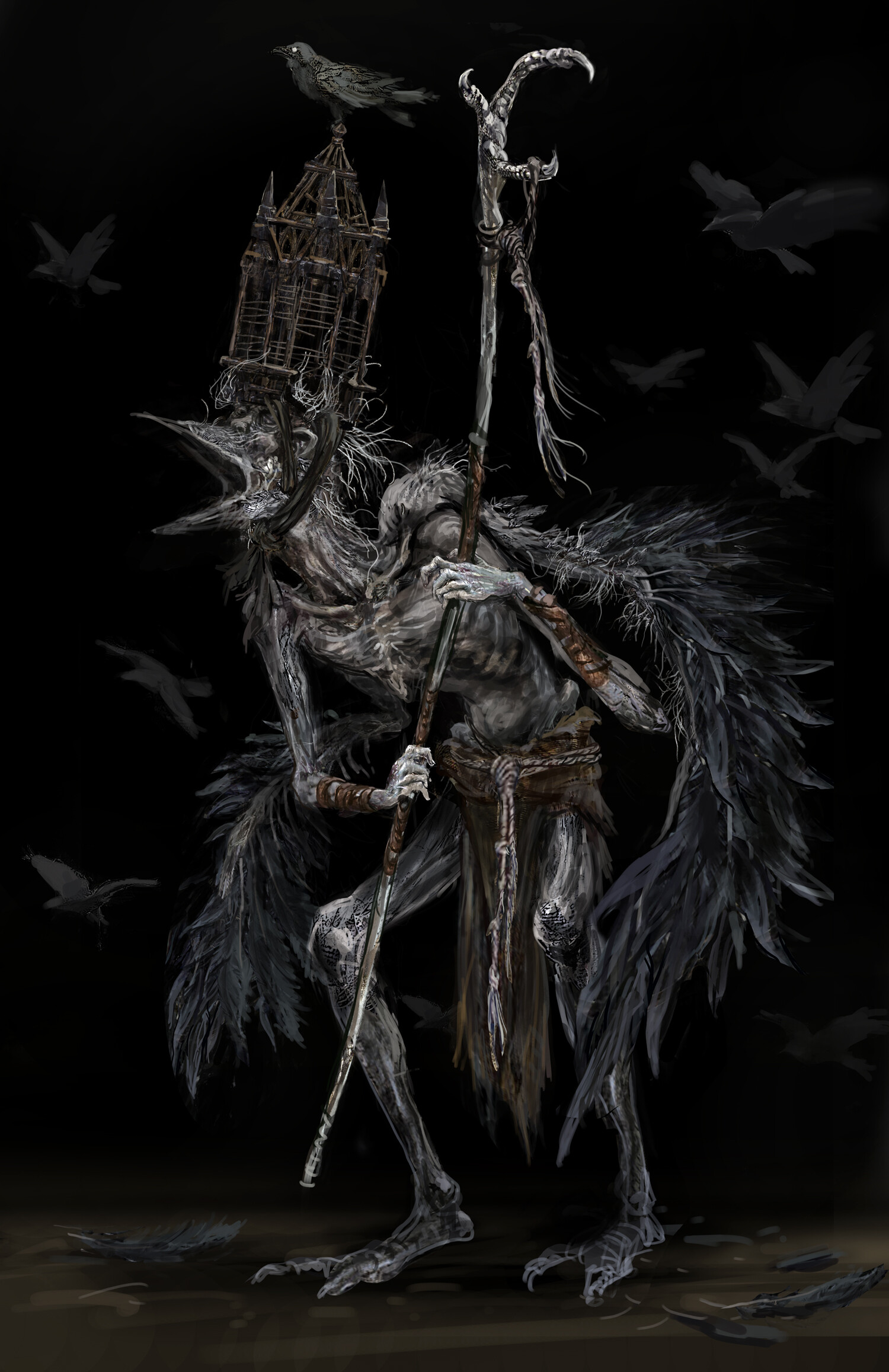 艾尔登法环|曾经为《艾尔登法环》设计怪物形象的国人艺术家逝世