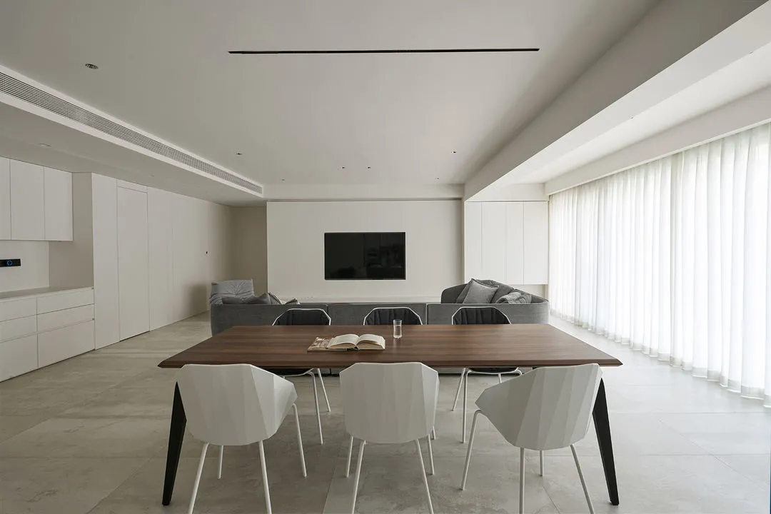 167㎡现代简约风,最少的设计,赋予空间无限的想象