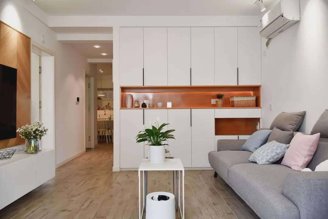 一套62㎡的小家应有尽有,布置得井井有条