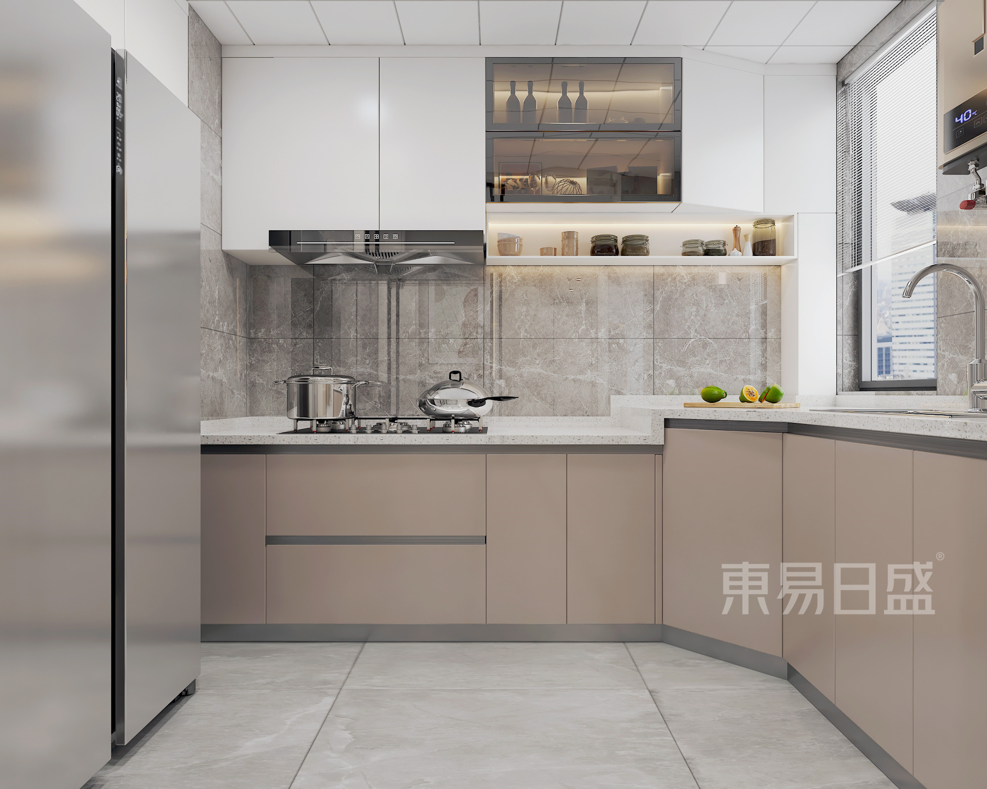 东易日盛石家庄|95㎡现代风，打造一家三口的幸福之家