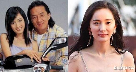 成龙|杨幂成龙罕见同框，15年前曾被成龙搂在怀里，整容没整一目了然