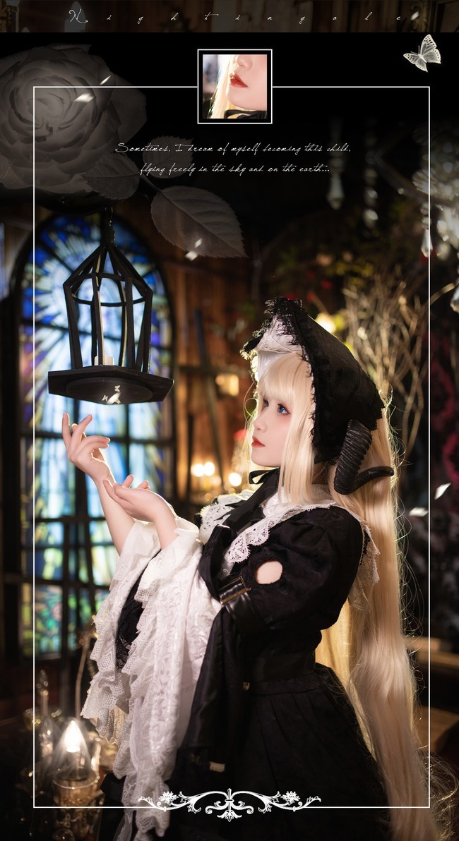 明日方舟|cos：明日方舟夜莺挽歌cos正片@伝音，这个夜晚谁在唱歌