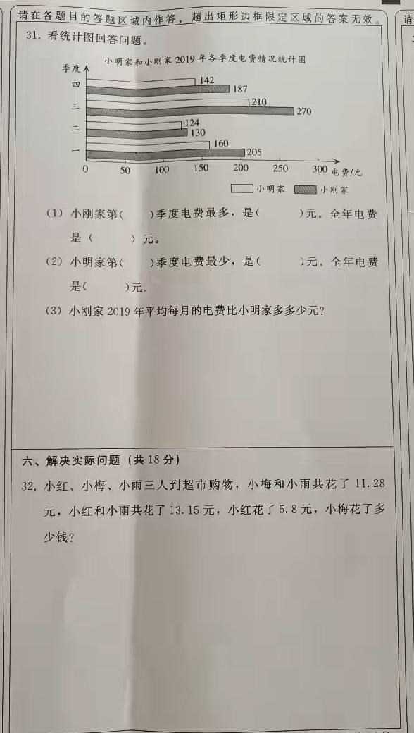 奶爸育儿宝库|四年级下册数学试卷真题,建议选择不熟悉题型,如买票时如何省钱