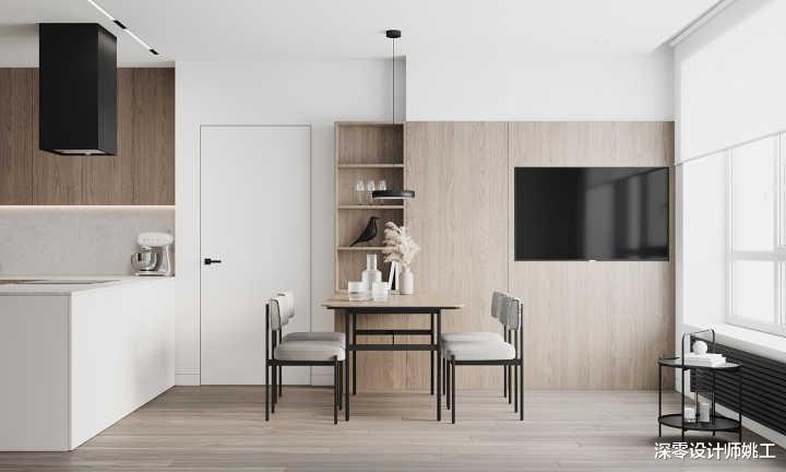 真正的设计高手,能把电视墙玩的风生水起,收纳类真的太实用!