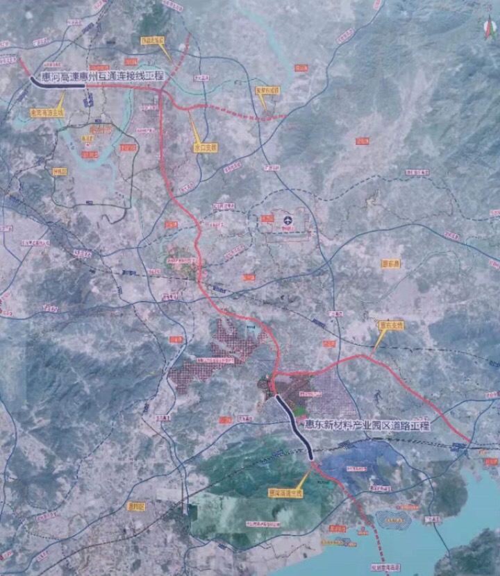 追求无我房产资讯 惠州又一条高速要来了！惠州中心城区连通惠州大亚湾的高速公路
