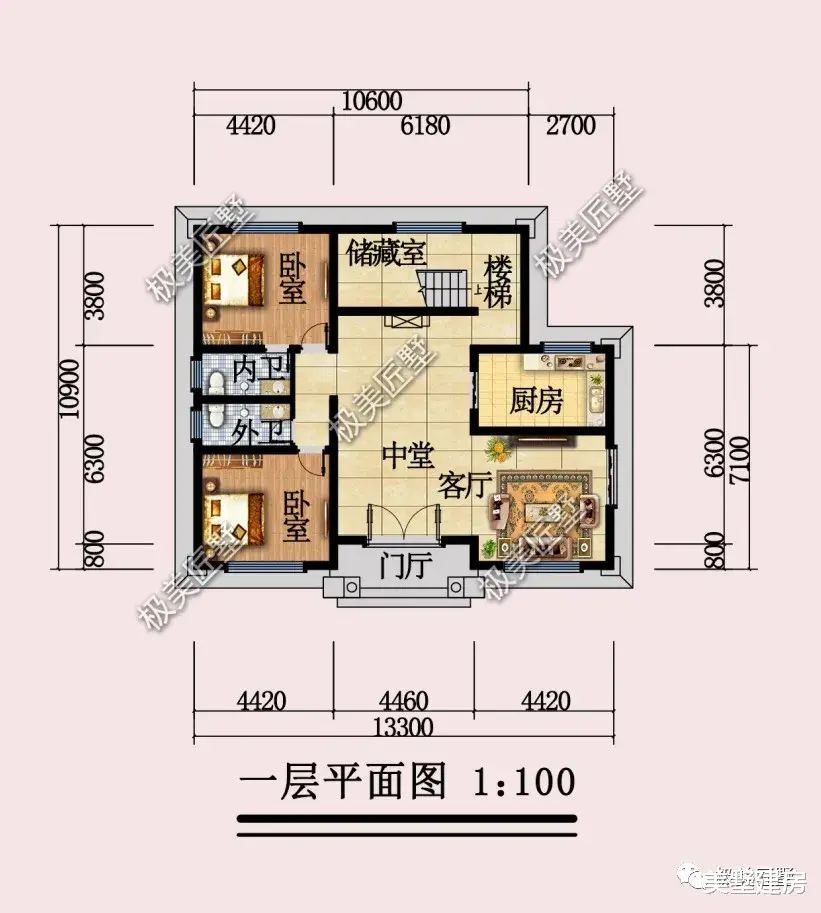 |精美的新中式三层别墅，建一栋在村里众多别墅中脱颖而出