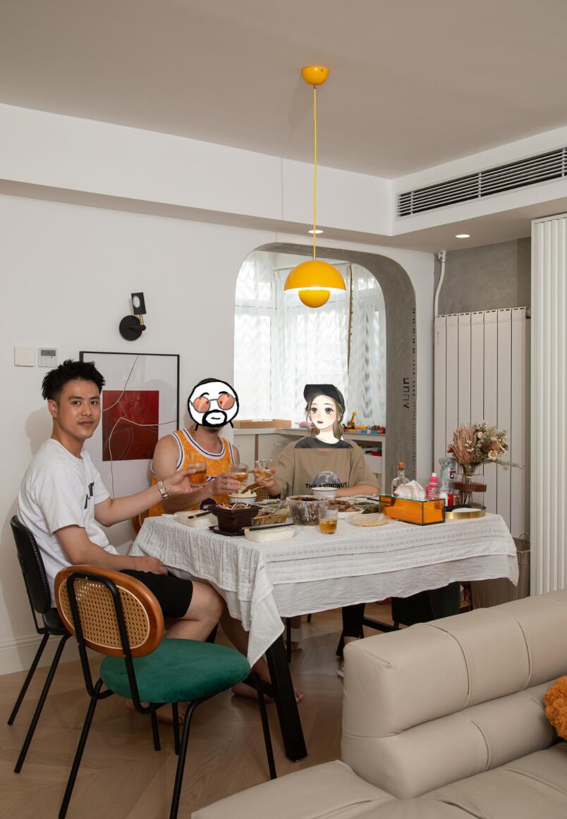 参观她70㎡新家,不设风格,不限色彩,完工后反而很惊艳