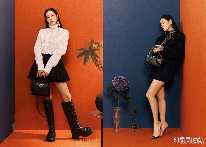 杨幂|孙艺珍最新大片撞衫杨幂、唐嫣！满屏逆天长腿「她」最美