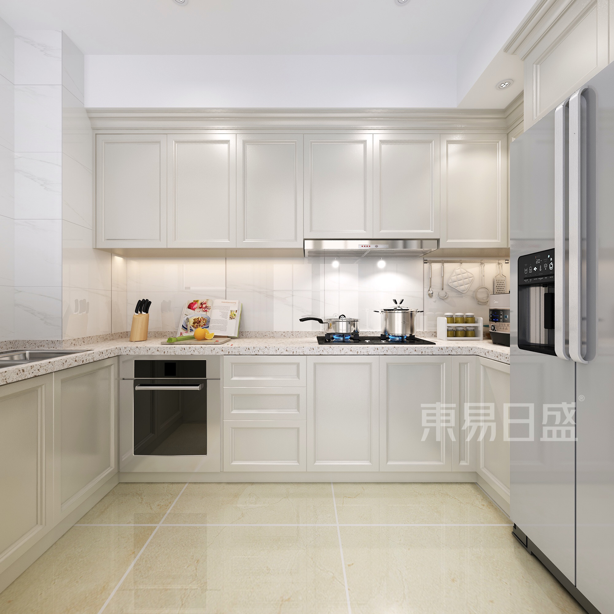 东易日盛石家庄|200㎡现代美式大宅,遇见最心动的家