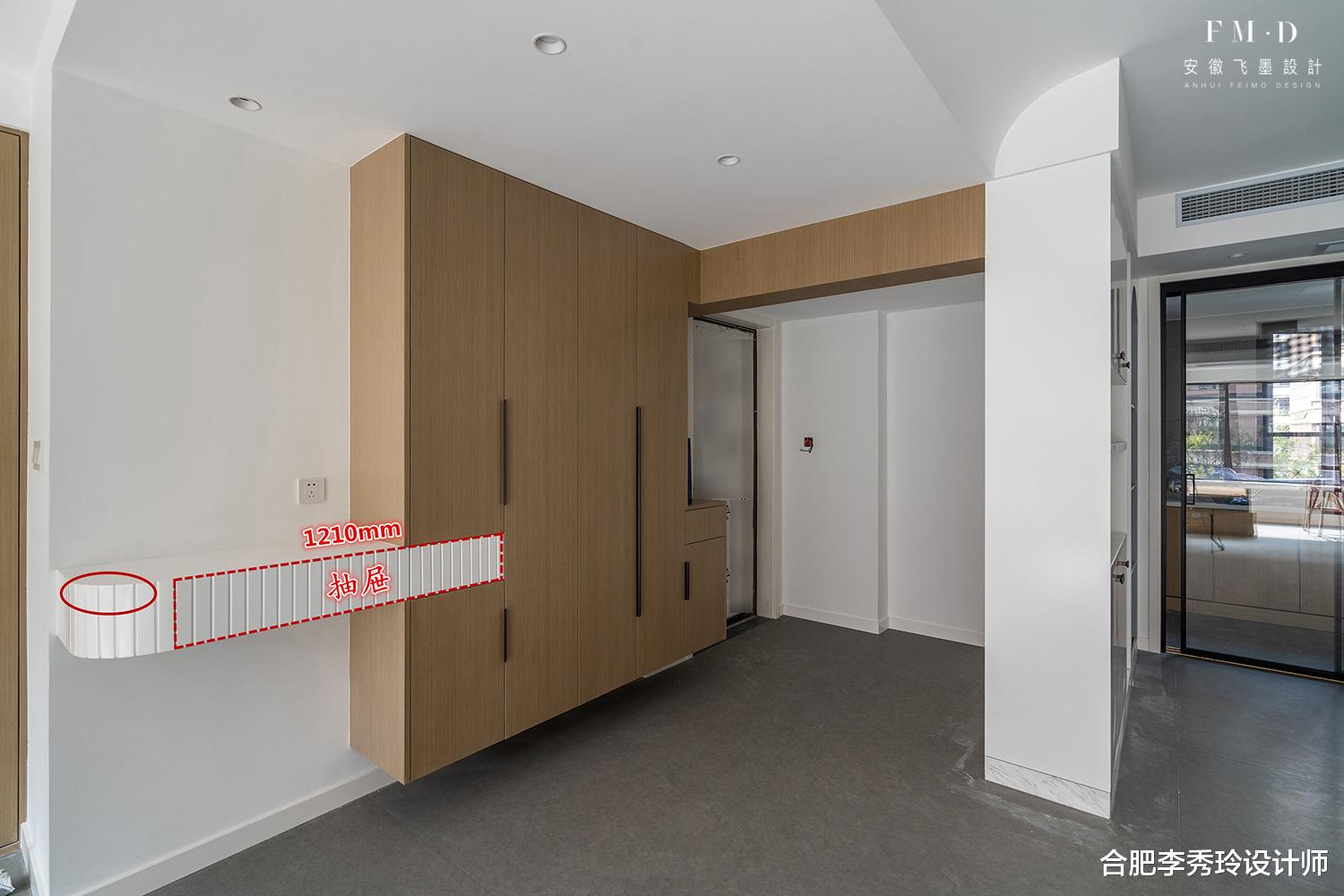 为了有个横厅，户型上动了4个“手脚”，一整套装修下来南北通透