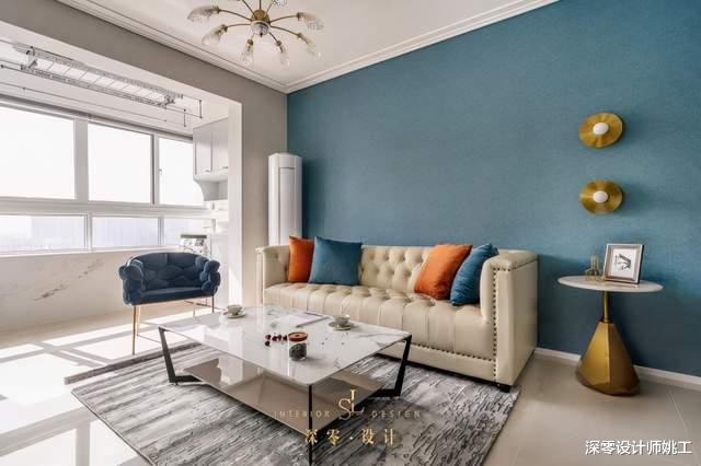即便再普通的装修,只要能在配色上多费心,整屋看起来也不会单调