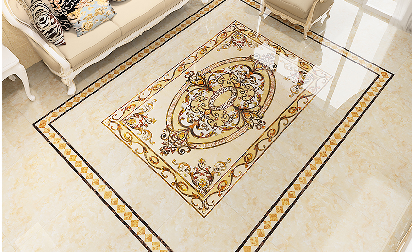 七月云火|石材水刀拼花123