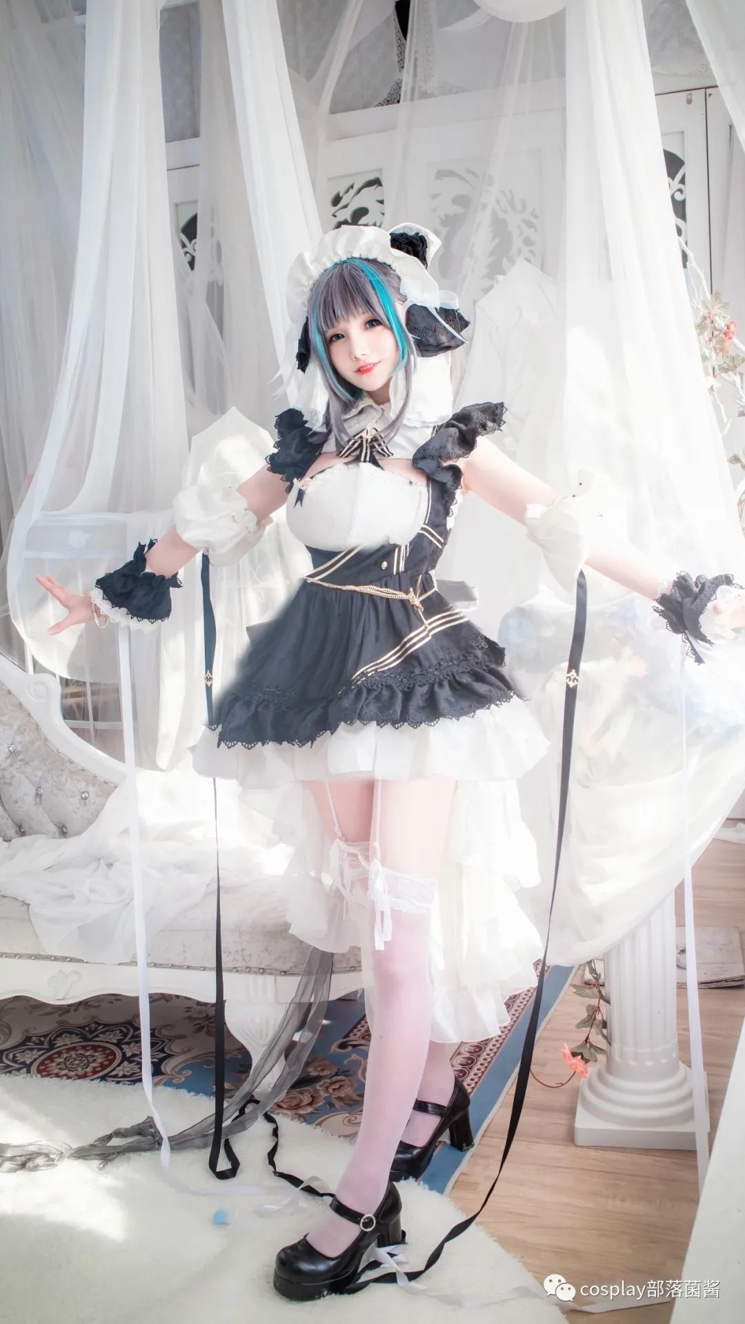 碧蓝航线|cos正片：碧蓝航线女仆柴郡猫@仙九