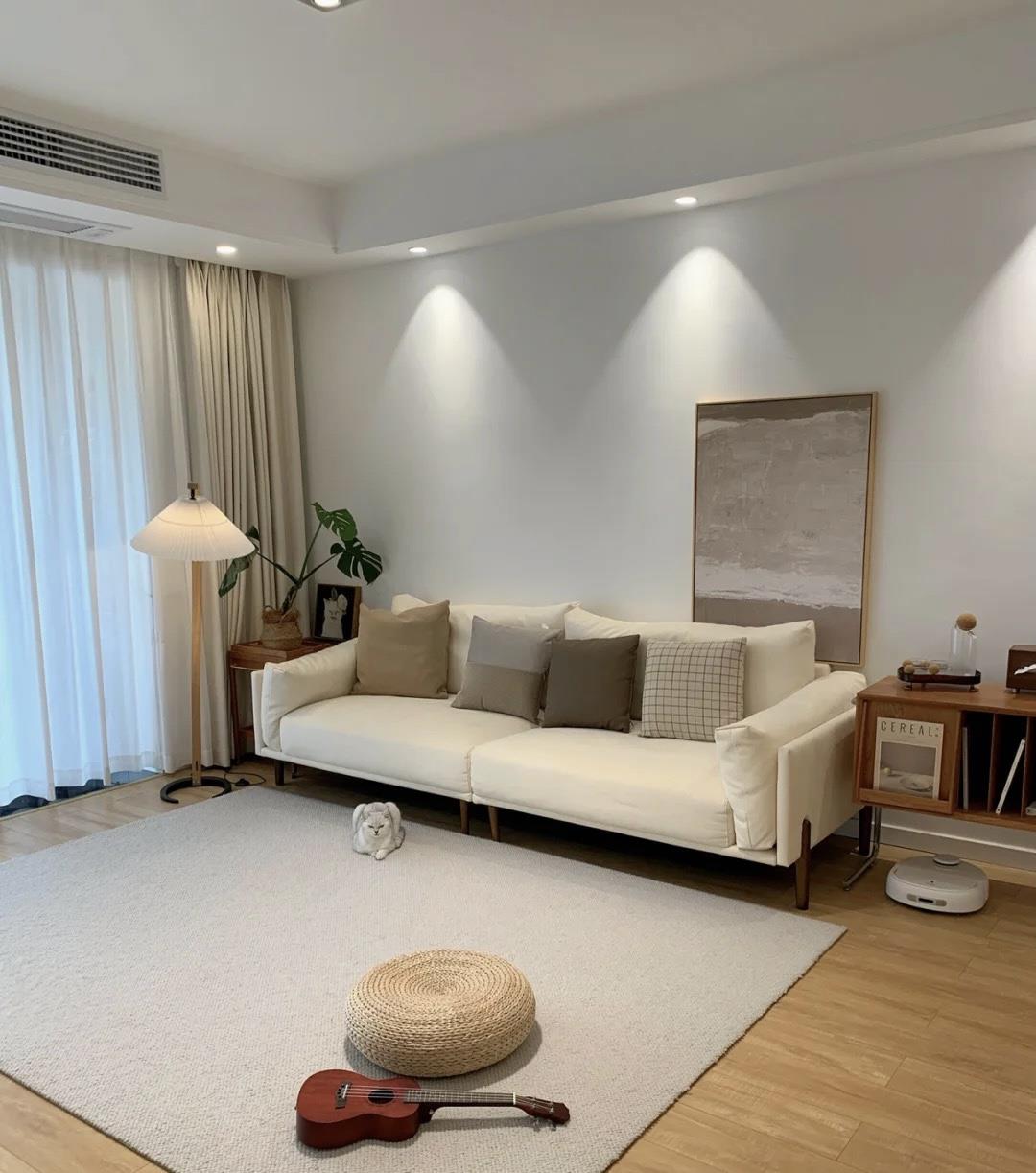 三无装修“一穷二白”？她家102㎡穷装简约风，越住越舒适