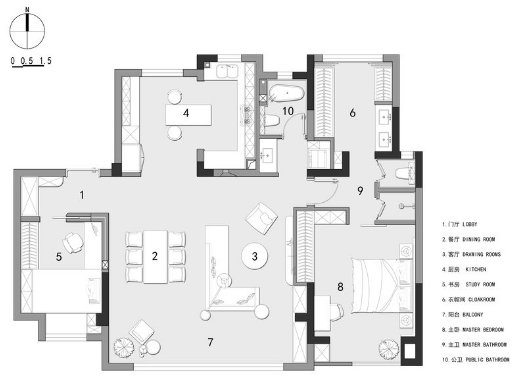 什么叫享受当下,120㎡四房改两房,提高日常居住体验