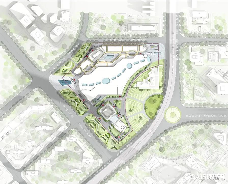 小贤看的体育 江西第一高楼——万达赣州之星，传统与当代并置