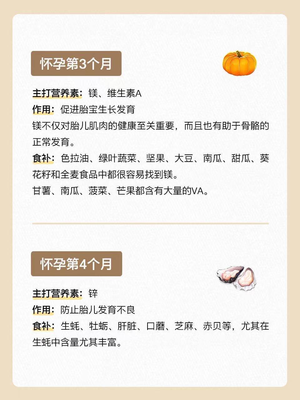 孕产护航|孕期干货| 怀孕1~10月怎么吃？长胎不长肉！