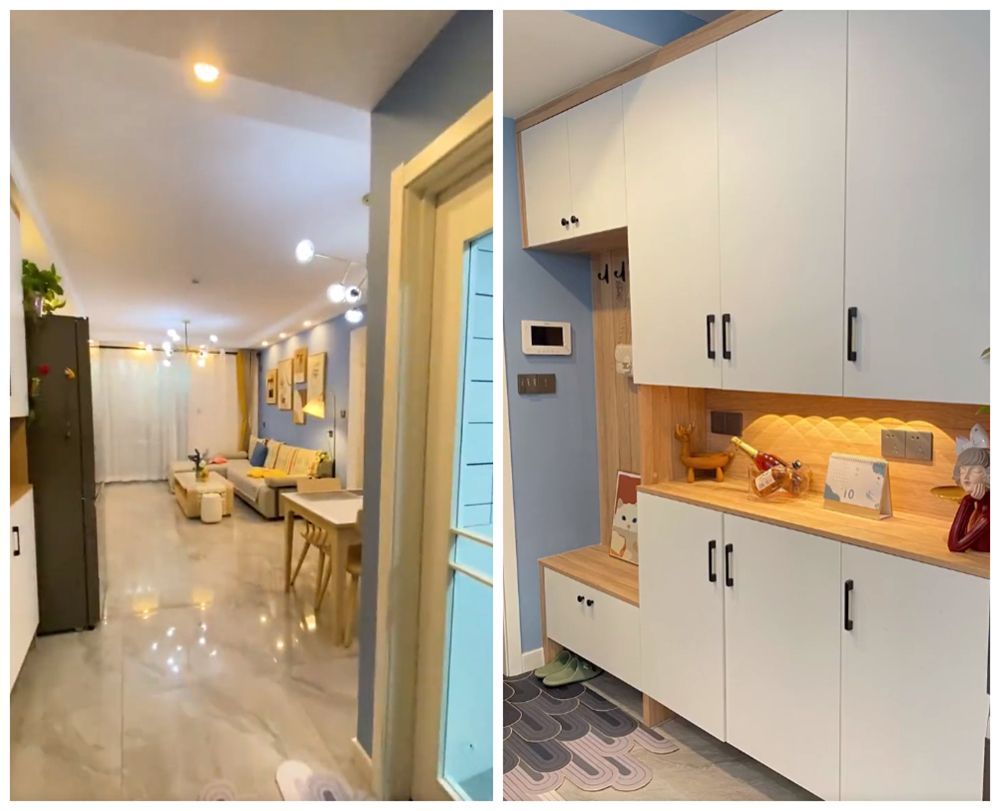 26岁女生花光积蓄,买下人生中第一套房,历经3月装修88㎡小家