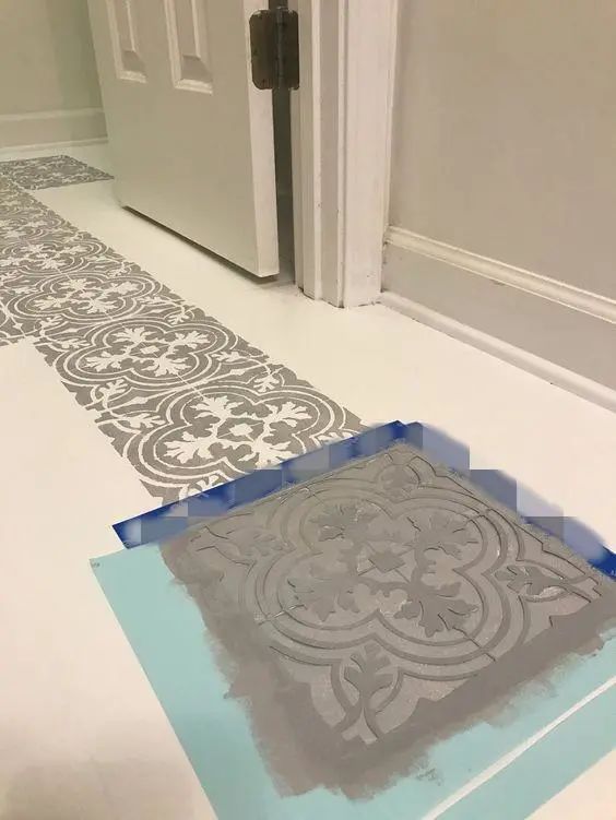 水泥地面太土？那是你不知道用模板打地面，装完比贴地砖还好看