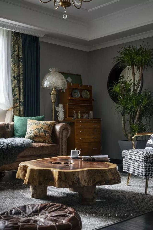 140㎡现代混搭，美式、轻奢与复古范，营造出清新华丽的气质感