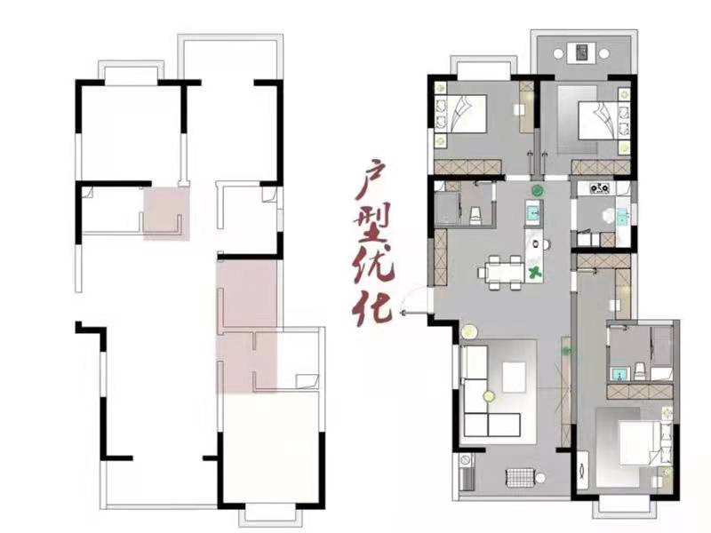 【鲁班装饰】金泰国际135 ㎡现代简约风格,生活不将就