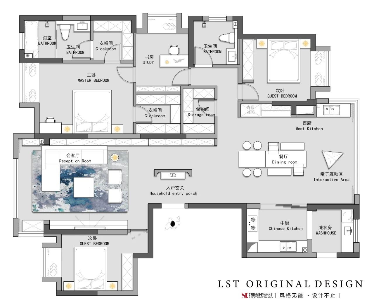 原创|刘思彤设计原创分享 御水澜湾197平户型深度解析！