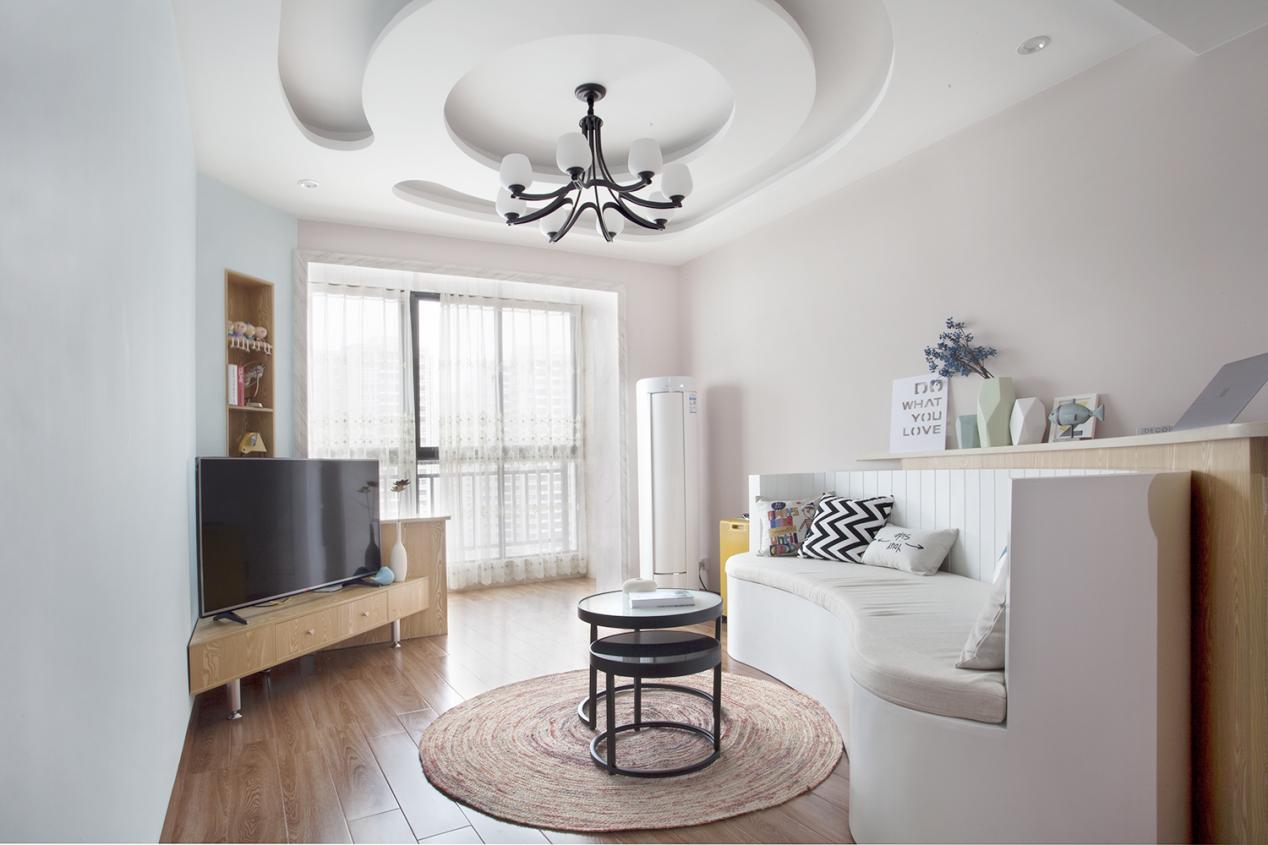 |60平方米的一居生活，用柔和的家装，打造田园色彩的小家