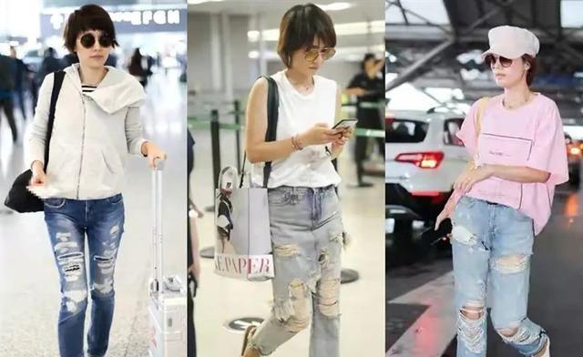 穿衣搭配|44岁马伊俐晒素颜照！脸部雀斑明显好高级，清爽短发似邻家妹妹