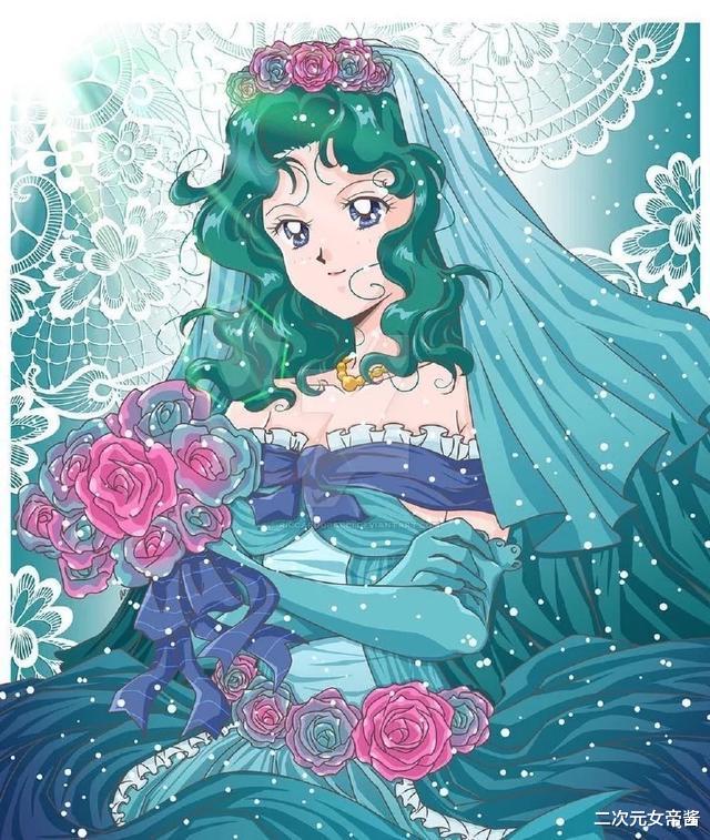 美少女战士|穿婚纱的《美少女战士》，月野兔充满少女心，天王遥最惊艳