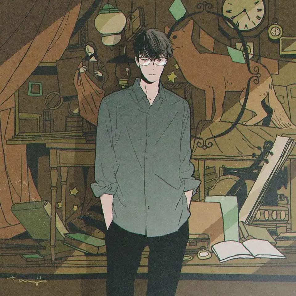 |动漫头像：狼还是最终爱上了羊