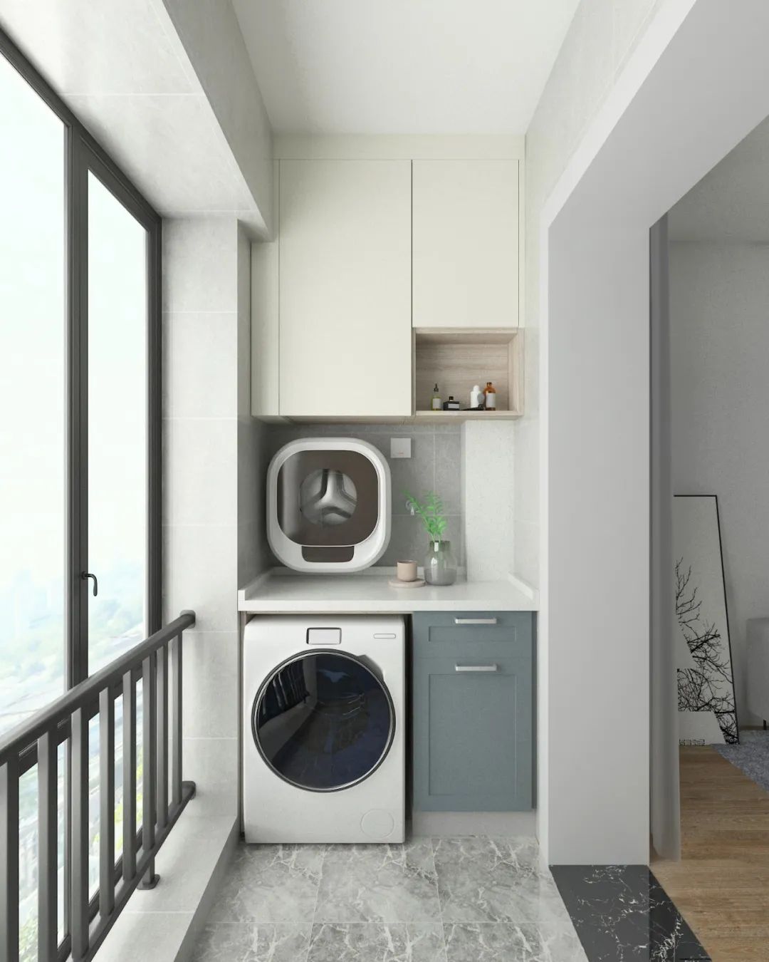 阳台非要晒衣服的话，起码要装成这11种设计才不亏！