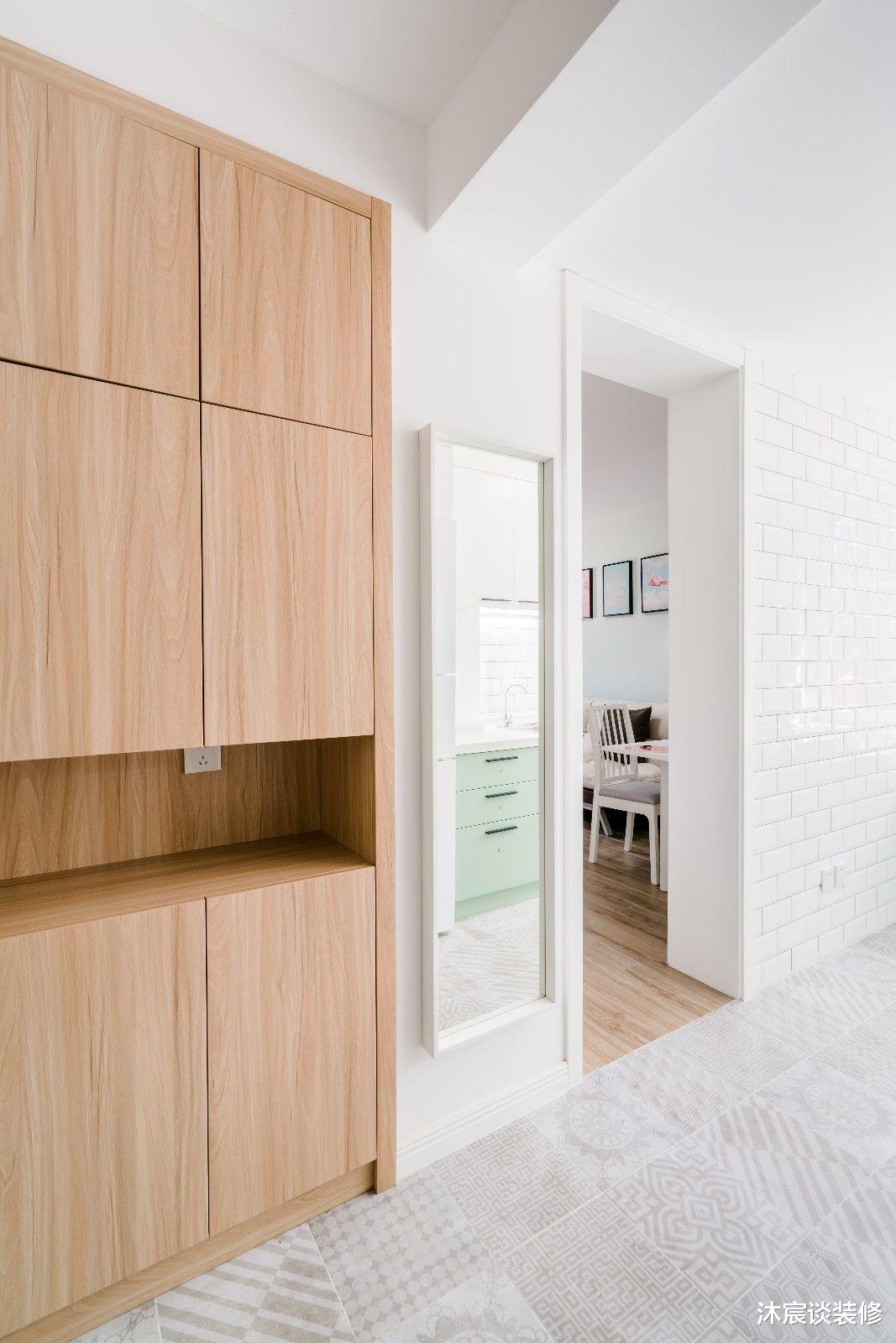 榻榻米|50㎡的婚房，虽然是小了点，但到处清新大方，藏不住的甜蜜与幸福