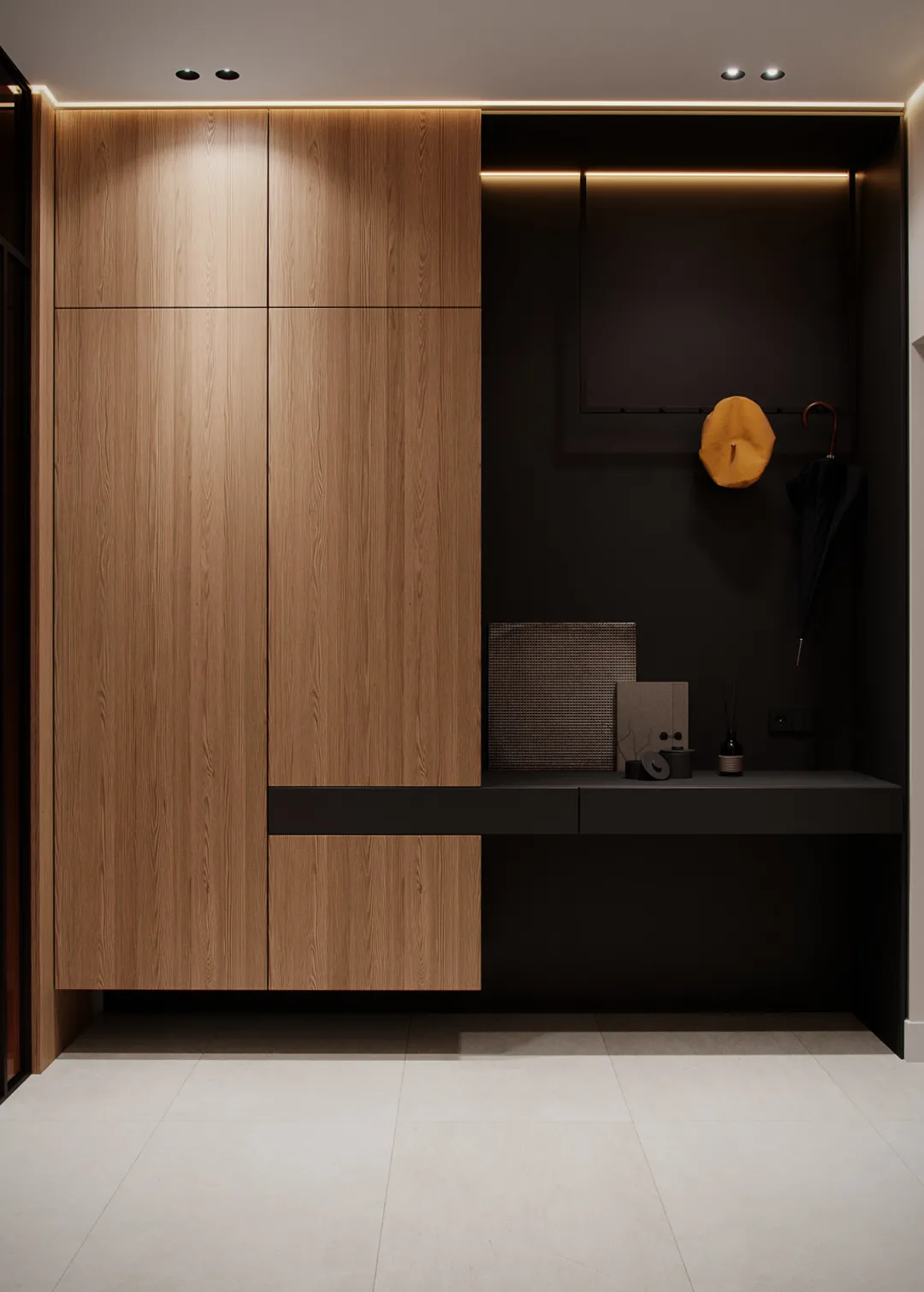 他把原木与艺术代入空间,打造干净又不失温度的家!