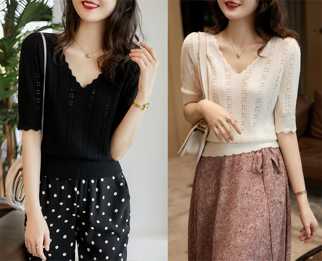 泰安秋子|夏日的“针织衫”怎么穿搭才显瘦?玩转轻薄衫,轻松美出新高度!