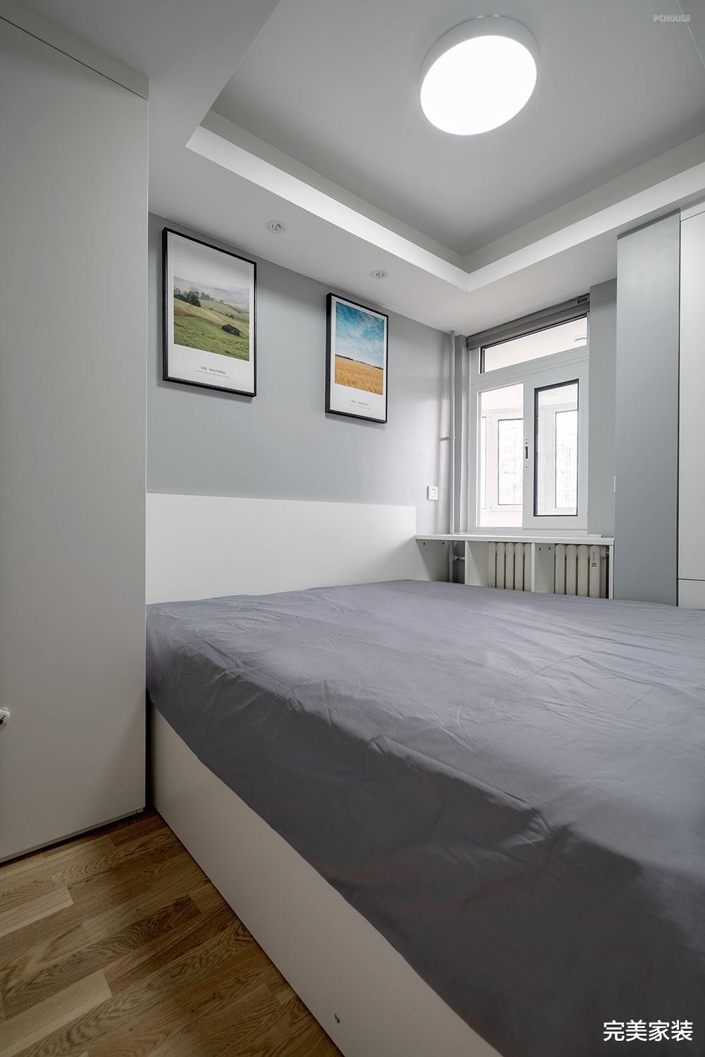 50平方米变身大两居，采光通风超级好，满足一家三口人的生活需求