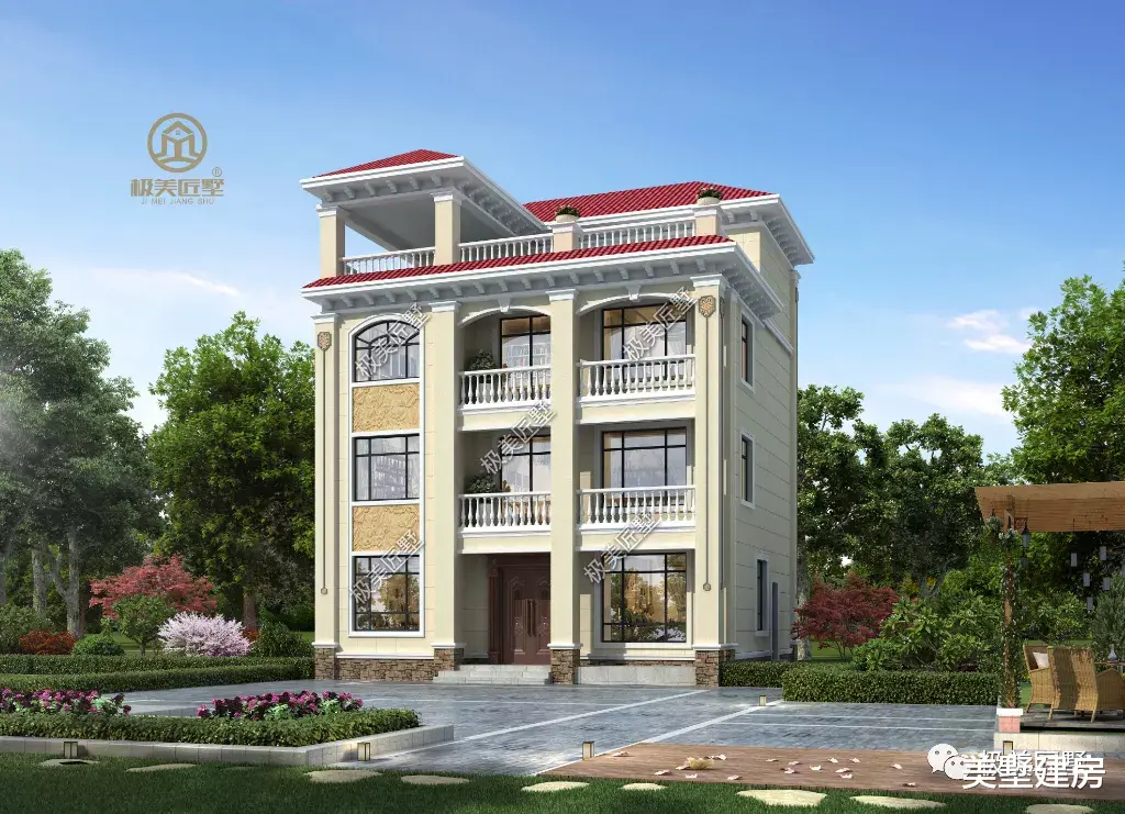 建房还是四层的好，高端大气风景宜人，你不能错过的设计